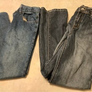 Childrens Place boys jeans size 12 and 14.